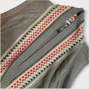 Absolutely Creative Worldwide Women's Gray Fringe Cardigan Vest Small Tassels